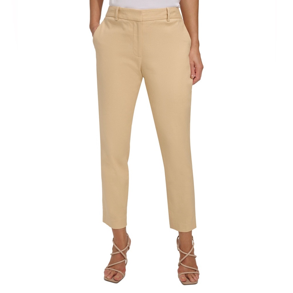 DKNY Women's Mid-Rise Slim-Fit Ankle Pants